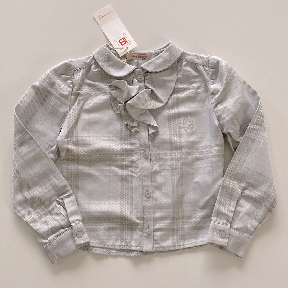Laura Biagiotti Girls Shirt Top Made in Italy New